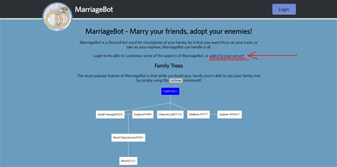 MarriageBot Commands